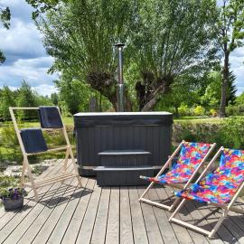 Lipowy Zakątek - weekendy w jacuzzi, na wyłączność,bez gospodarzy, duże podwórko,plac zabaw