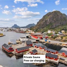 스탐순드에 위치한 호텔 Ytterviks Rorbu Lofoten Private Sauna & Free elektric CarCharging