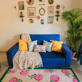 Casa de Zuri, spacious 1bhk 700m from Anjuna Beach