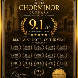 Hotel Chorminor 110 m to Old Town GET EARLY CHECK IN or CHECK OUT、ブハラのホテル