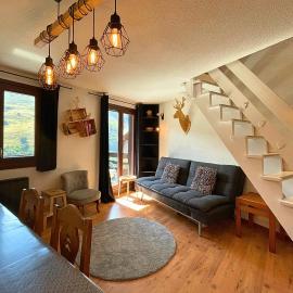 Résidence Balcons D'olympie - Appartement chaleureux pour 8 personnes avec vue sur les pistes MAE-4354