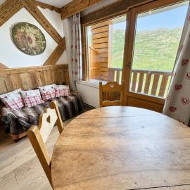 Résidence Necou - Studio déco style chalet en bord de pistes pour 3 personnes MAE-5954