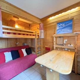 Résidence Genepi - Beau studio pour 2 personnes déco espri chalet aux Ménuires MAE-6014