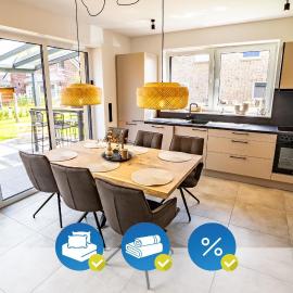 HAUS LUIS Premium Ferienhaus direkt am Wangermeer, hotel a Bübbens