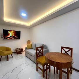 Suite moderna con vista, gym y garaje en Quito
