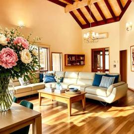 Acreage Comfy Farmstay - Huge Deck - Firepit & Animals
