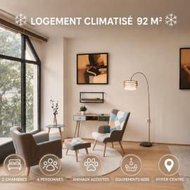 - Magnifique appartement climatisé 92m2, spacieux et cosy, au cœur de Vichy