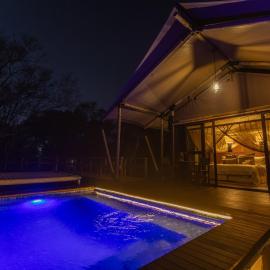 Ndzhaka Tented Camp, hotel a Manyeleti Game Reserve