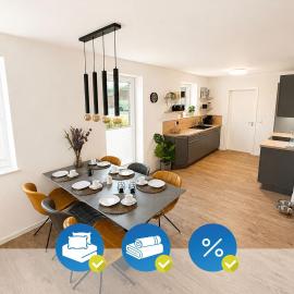 Freistehendes Ferienhaus am Kutterhafen mit Sauna