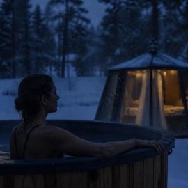 Aurora Igloo, Sauna Spa & Dinner by Invisible Forest Lodge Adults Only