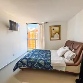 Moderno Apto 2 Hab con Balcon, Piscina, Gym y BBQ