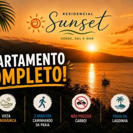 Residencial Sunset - Praia da lagoinha com vista para o mar, hotel a Bombinhas