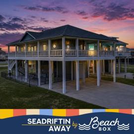 Seadriftin Away - Walk to Beach, Sleeps 12, hotel en Crystal Beach