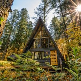 Modern A-Frame Cabin in the Woods, готель у місті Rhododendron