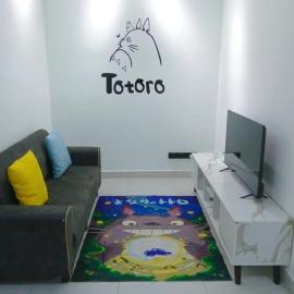 168 Mall Selayang 2 Bedroom with Totoro Theme, Free Wifi & Netflix, Free carpark in 168 Mall Selayang Batu Caves