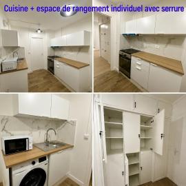 Chambre meublée dans un appartement en colocation, hotel a Pontoise