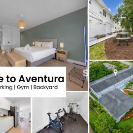 Stylish Studio - Parking & Gym Near Aventura