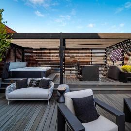 PrivateRooftopPatio-HotTub-FirePit-WetBar-Downtown, hotel a Cleveland