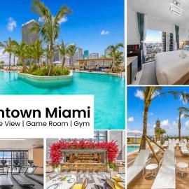 Stylish City Condo in the Heart of Downtown Miami, hotel u Miamiju