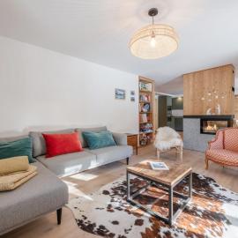 Spacieux appartement 8 pers. avec cheminée à Argentière