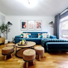 Bright 3BR + Patio