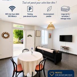 Cocon moderne 2026 - Fibre - Parking devant la porte - Paisible