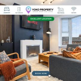 Stylish House I Close to City Centre I Self-Check-In I Free Parking I Work Space I Fast WiFi I Smart TV I Garden I By Yoko Property