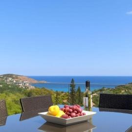 Sea View Villa Near Bali, Crete, Pool & Rooftop