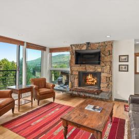 Durant Unit A101, Centrally Located, Sunny Condo with Great Views, A/C & Fireplace