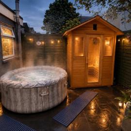 Luxury 6 Bedrooms Home Retreat - Private Sauna HotTub and Free Parking Close to City Centre