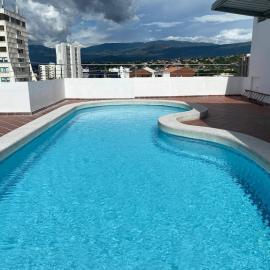 Comfortable apartment, VERY good location with a pool