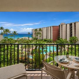 Ocean View 1BR Condo Near Beach, Pools & Dining -Kaanapali Shores 543
