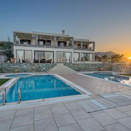 Sea Views at villa Anemomylos with Heated Pool, Ping Pong and Tennis