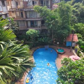 Private Terrace Pool View 2BHK Apartment near Baga Beach