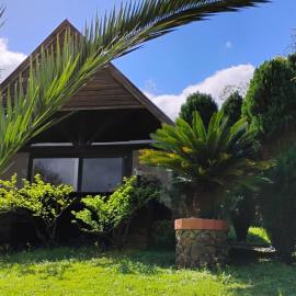 Cabana entre lagos