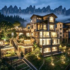 Zhangjiajie Cloudscape Villa - New Hotel, Free Private Car Rides to South & East Gates of Zhangjiajie National Forest Park,Free Private Car Rides to & from Airport,Chinese-Western Breakfast, Coffee, Tea & Fruit, Free Laundry & Dryer, Ticket Guidan