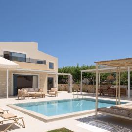 Pelagia's Loft Villas Haroupi & Rodi with Private Heated Pools, 5 Walking Distance to the Beach