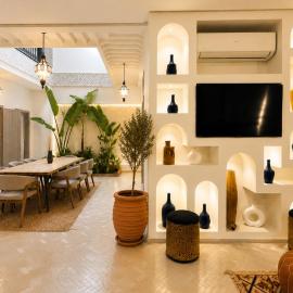 Riad privé Maskat, piscine, petit-déjeuners, proche Jemaa el-Fna