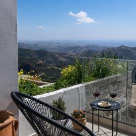 Home with a view in the mountains