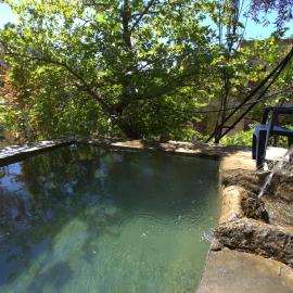 Elia Cretan House, Stone Cistern & View