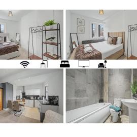 2BR Apartment Bury Centre Parking Walk Everywhere