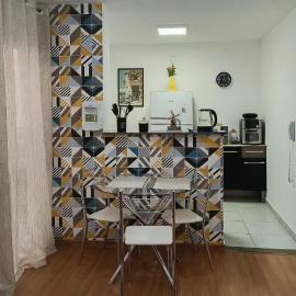 Apartamento térreo com quintal e vista para o jardim