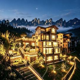 Zhangjiajie Cloudscape Villa - New Hotel, Free Private Car Rides to South & East Gates of Zhangjiajie National Forest Park,Free Private Car Rides to & from Airport,Chinese-Western Breakfast, Coffee, Tea & Fruit, Free Laundry & Dryer, Ticket Guidan