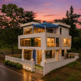 StayVista at Swapan Oasis - The Glass Villa With pool