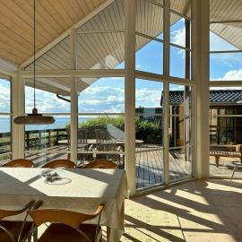 House with views and beach near Bogense