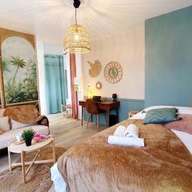 Studio Jungle Chic & Cosy - Gare Metro Parking