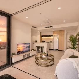 L47 Luxury 2BR Queen's Wharf Apartment with Panoramic View of River - City Skyline