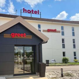Greet Hôtel Dijon Sud Longvic, hotel em Longvic