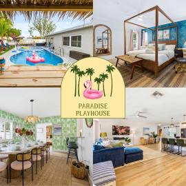 4 Br Oasis Pool Tiki Hut Hot Tub Ping Pong Arcade