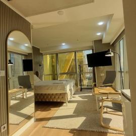 DAP Vazo Kule Residence on the 17th floor with a view of the Princes' Islands
